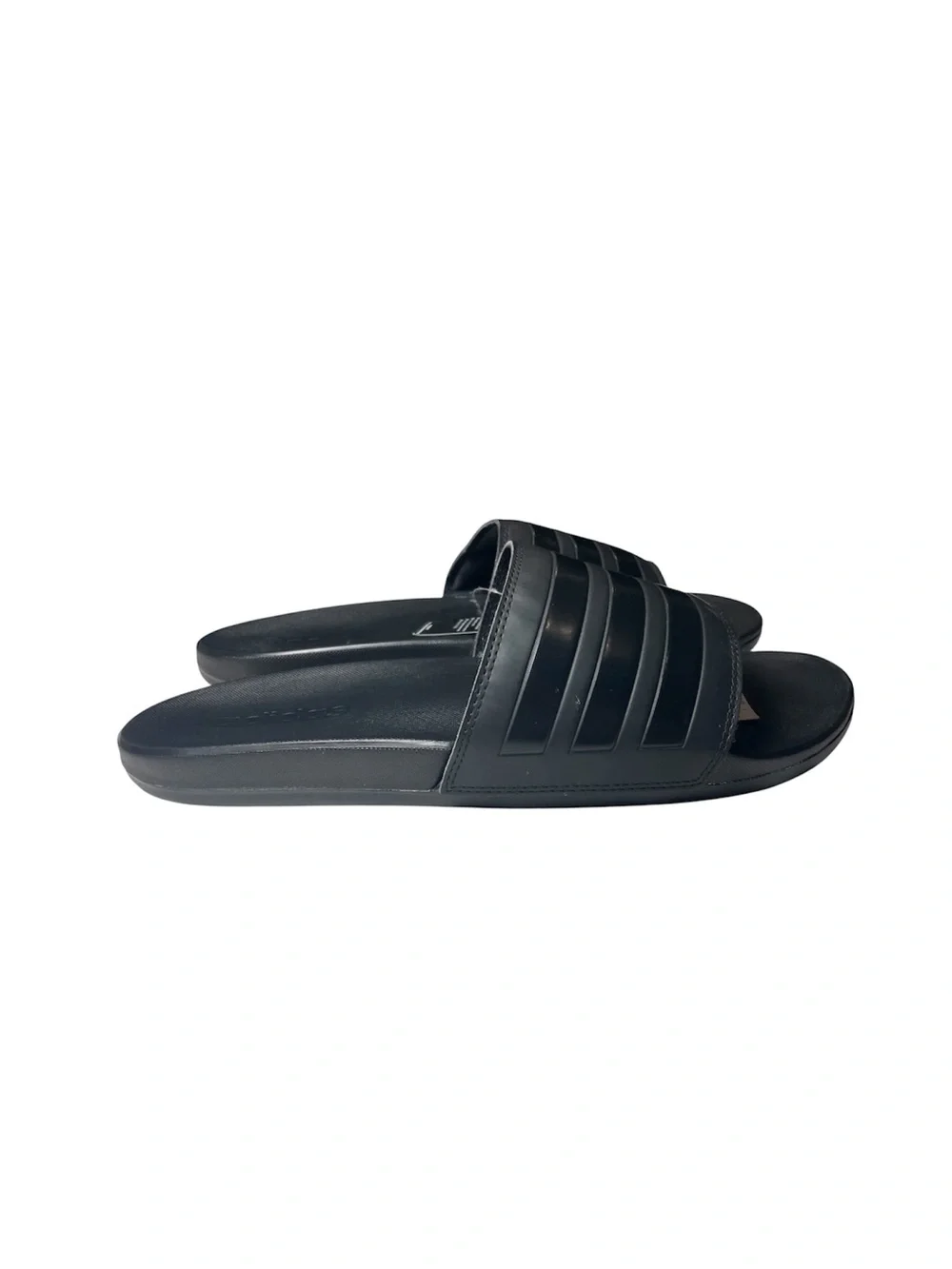 Adidas Adilette Comfort Slides – Core Black – NWT – Men’s 13 / Women’s 14